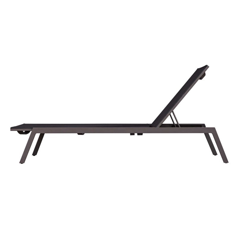 Bea - Outdoor Pool Chaise - Black