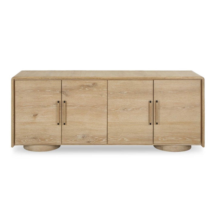 Evanston - 4 Door Natural Oak Cabinet - Woodtone