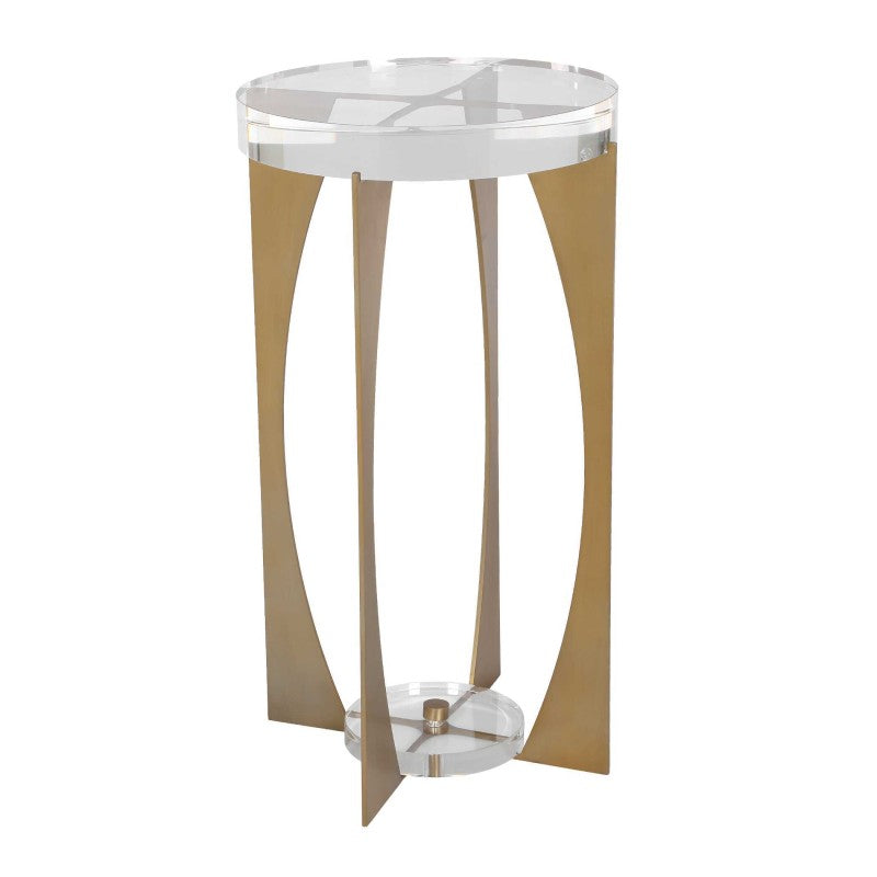 Kolkata - Accent Table - Brass