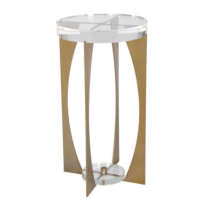 Kolkata - Accent Table - Brass