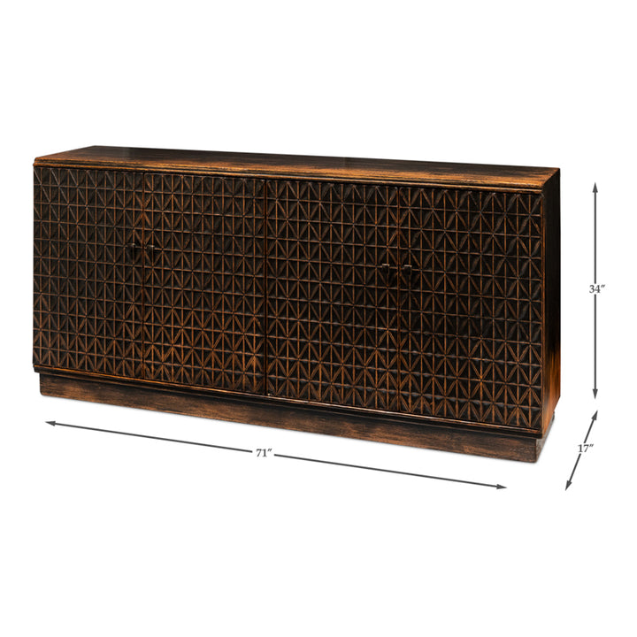 Scrubboard Front Sideboard