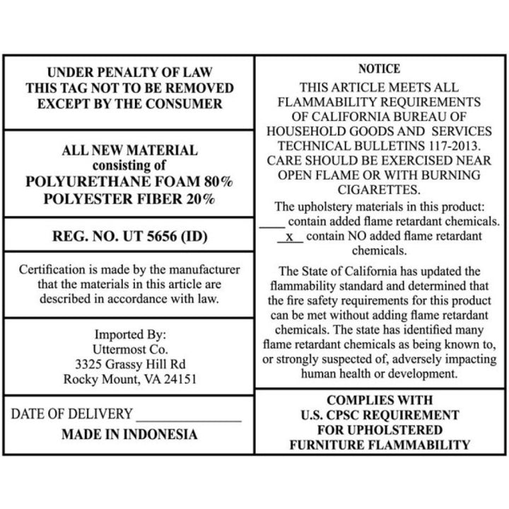 Bolster Back - Outdoor Dining Chair - Charcoal