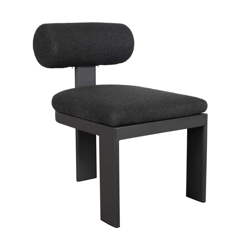 Bolster Back - Outdoor Dining Chair - Charcoal