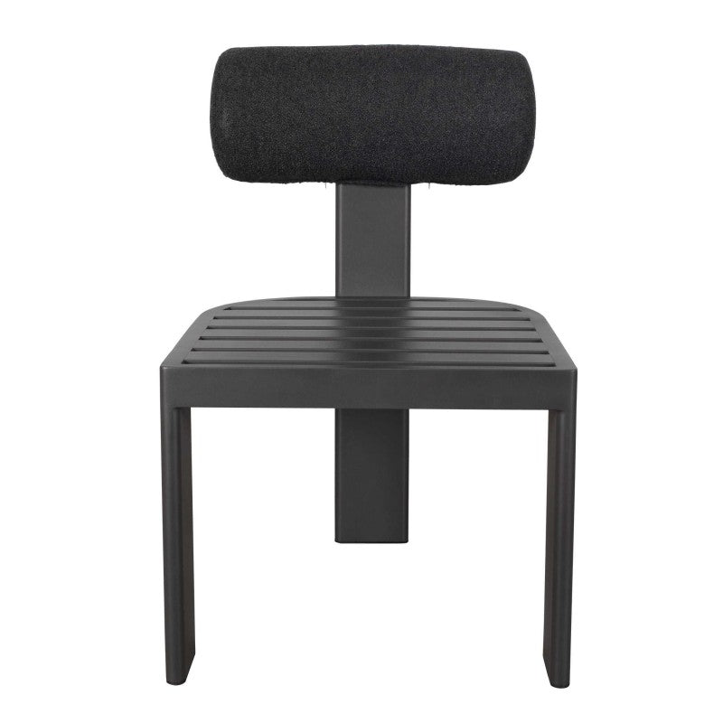 Bolster Back - Outdoor Dining Chair - Charcoal