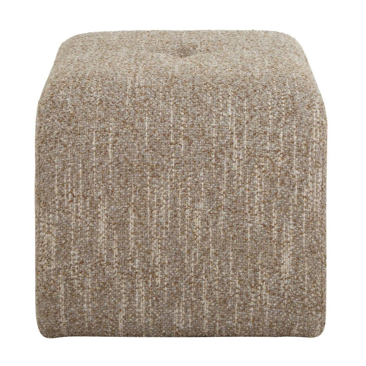 Leora - Upholstered Modern Small Bench - Brown