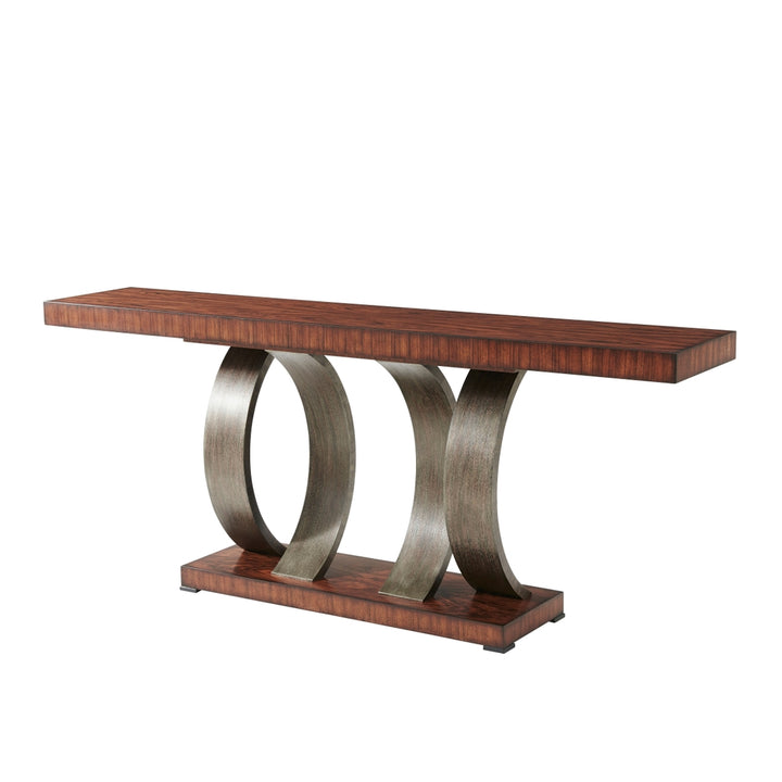 Inward Curve Console Table