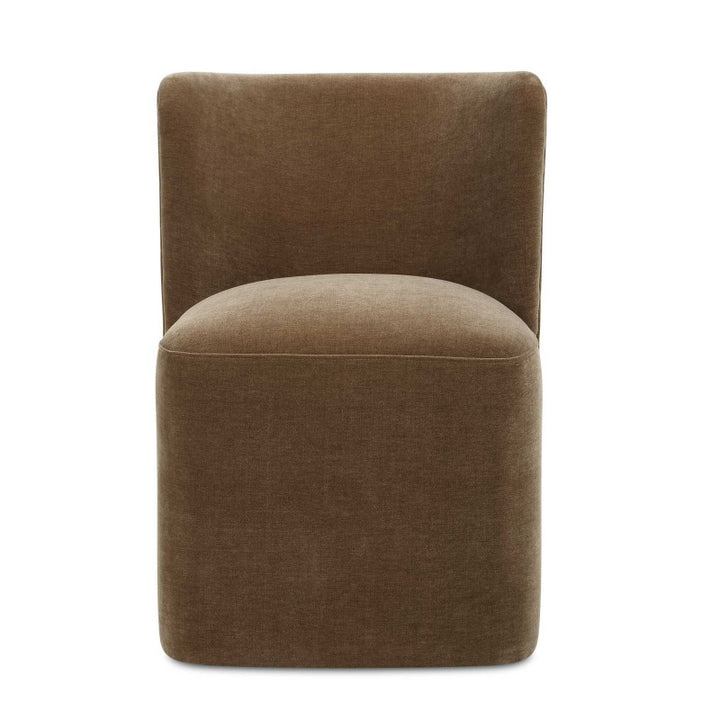 Outlook - Modern Velvet Dining Chair - Brown
