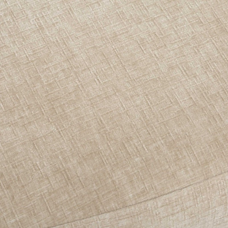 Khai - Rounded Plush Dining Bench - Brown