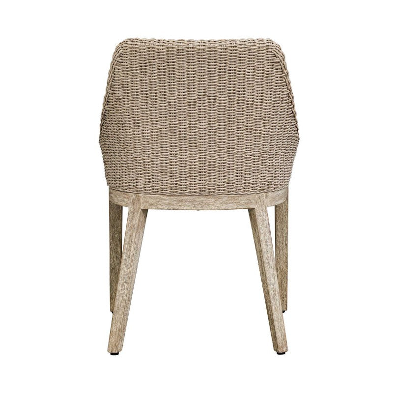 Paloma - Outdoor Wicker Dining Chair - Gray