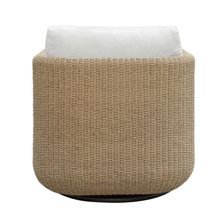 Santorini - Outdoor Swivel Lounge Chair - Brown