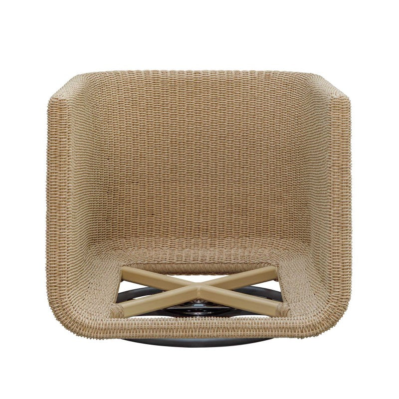 Santorini - Outdoor Swivel Lounge Chair - Brown