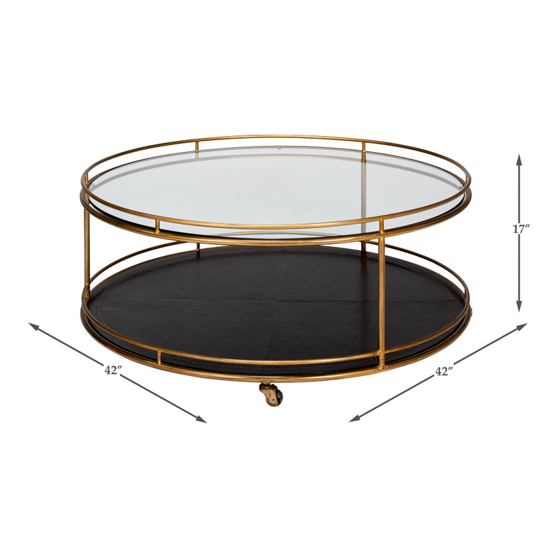 Trolley Round Cocktail Table
