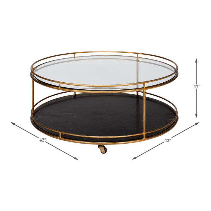 Trolley Round Cocktail Table