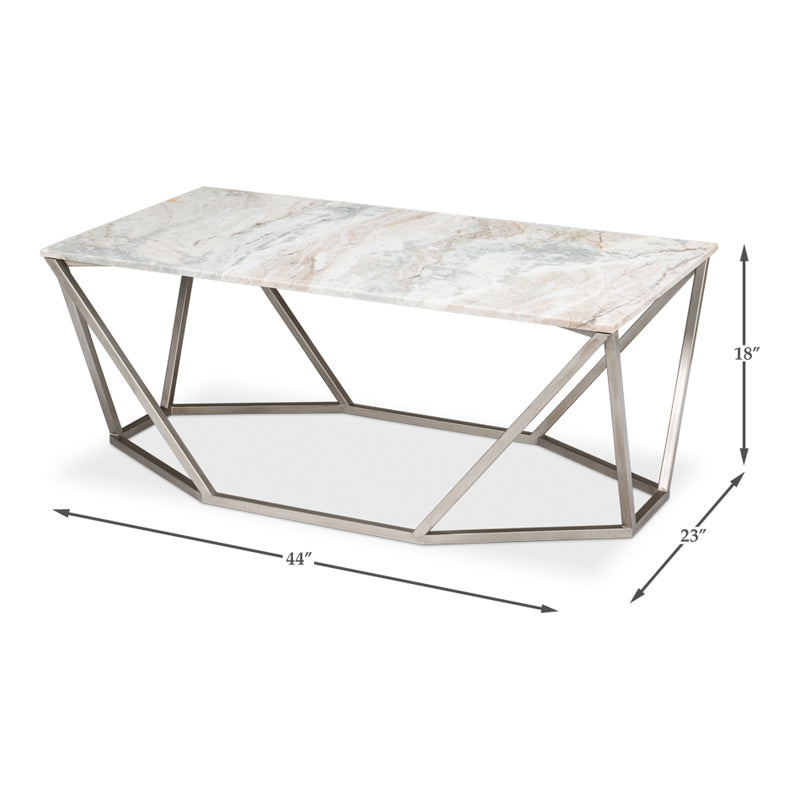 Trapezoid Coffee Table