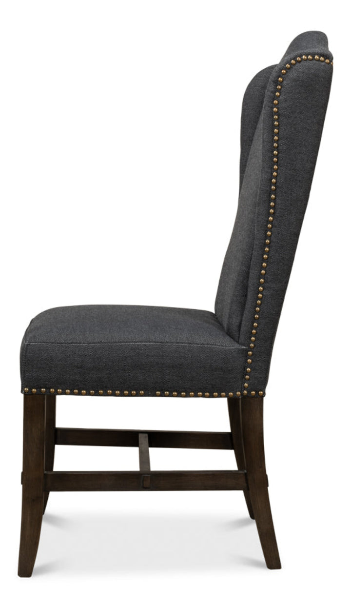 Black High Back Dining Chair