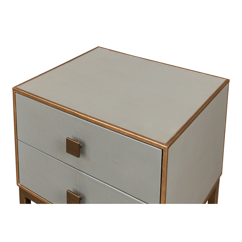 Gillian Two Drawer Nightstand