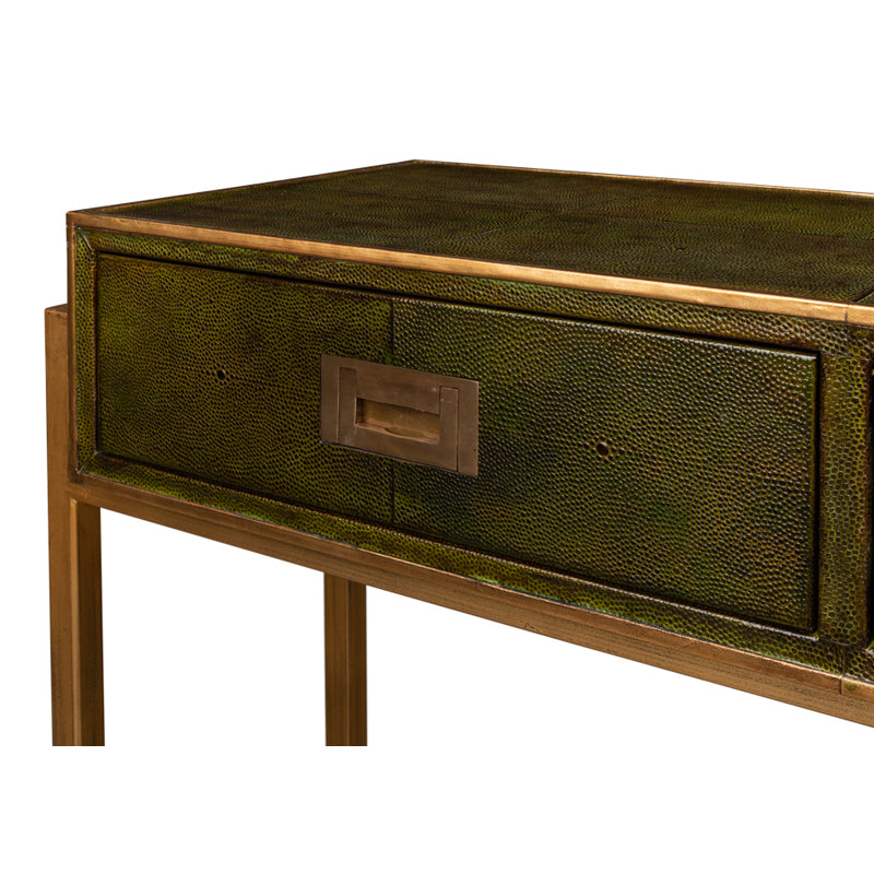 Shagreen Console Table