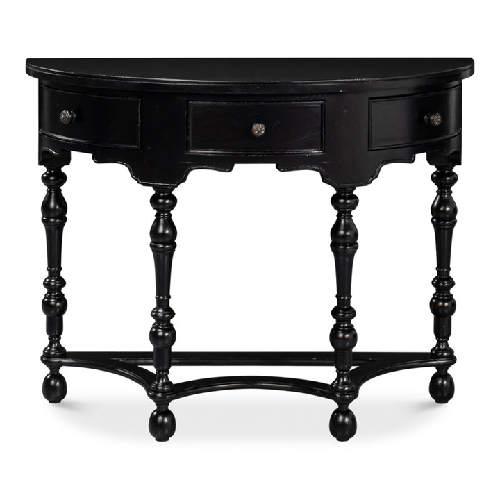 Abraham Half Round Console