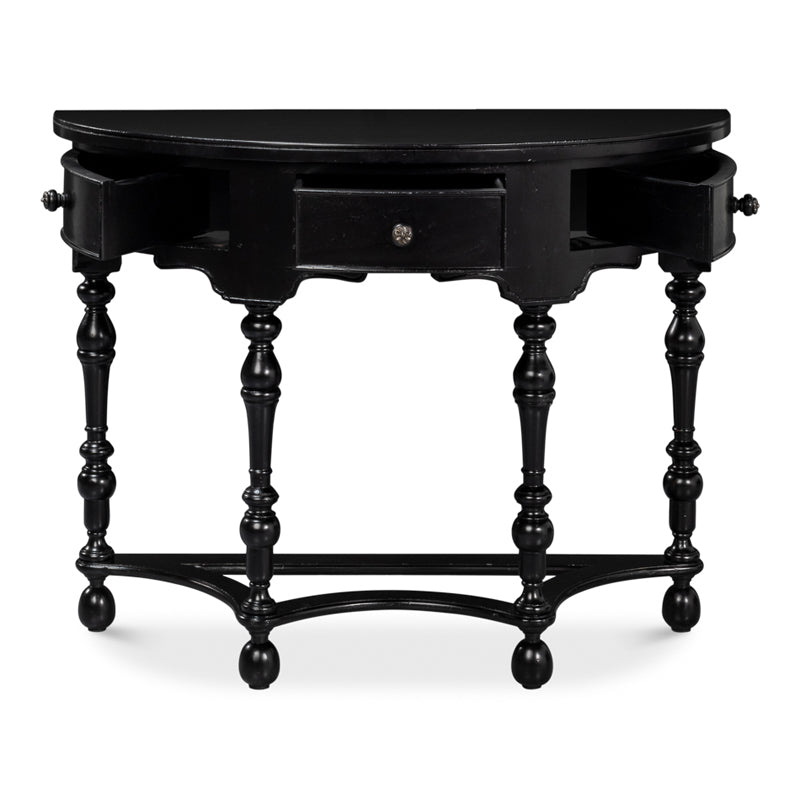 Abraham Half Round Console