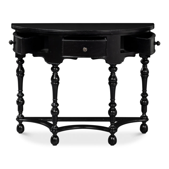 Abraham Half Round Console