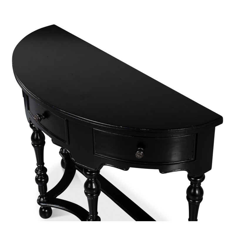 Abraham Half Round Console