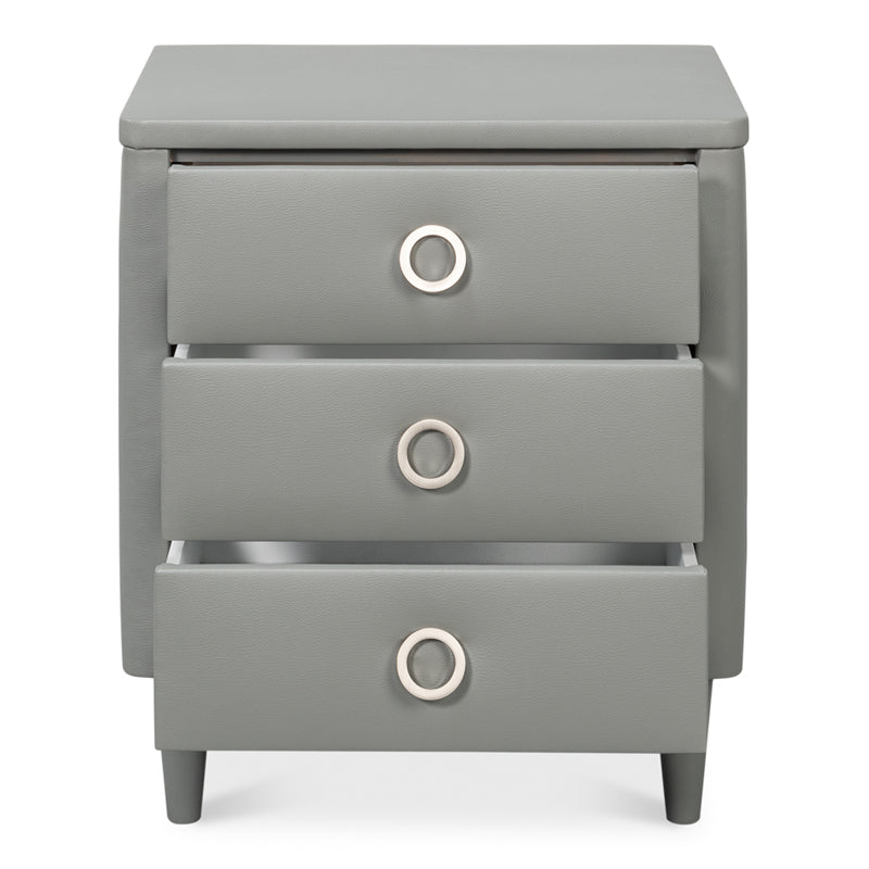 Avvolto Three Drawer Night Stand