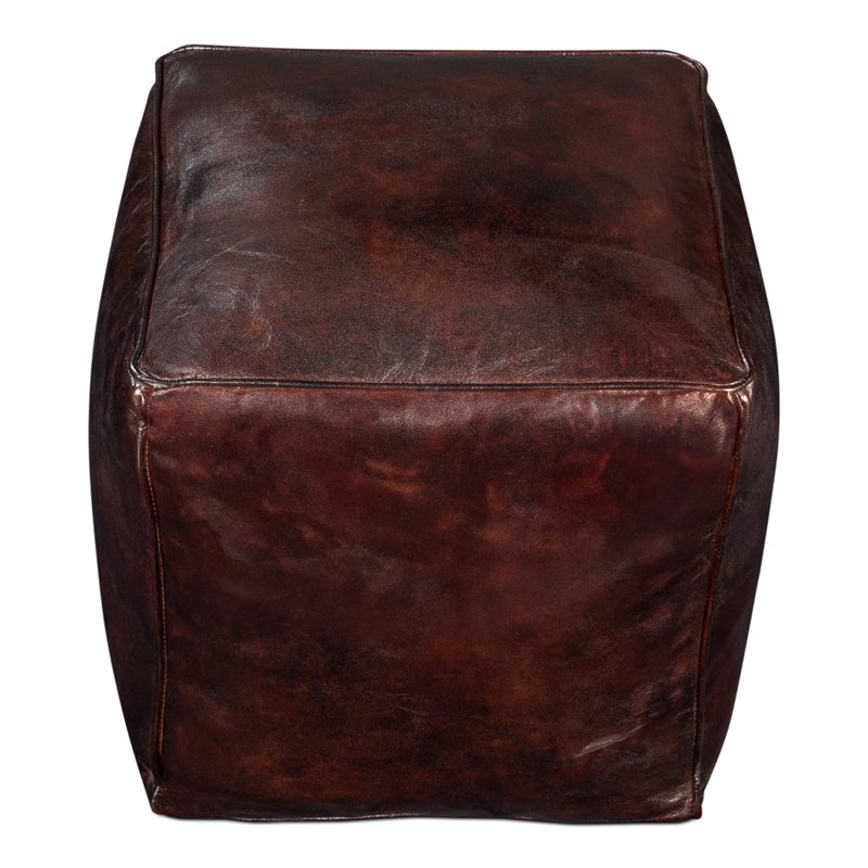 Sunday Afternoon Leather Cube