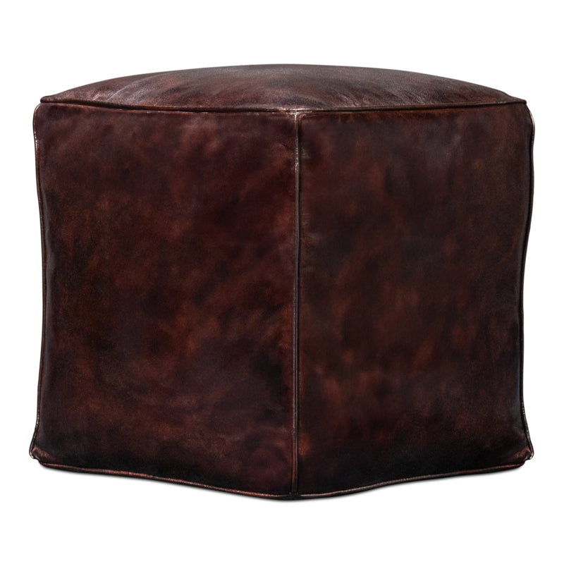 Sunday Afternoon Leather Cube