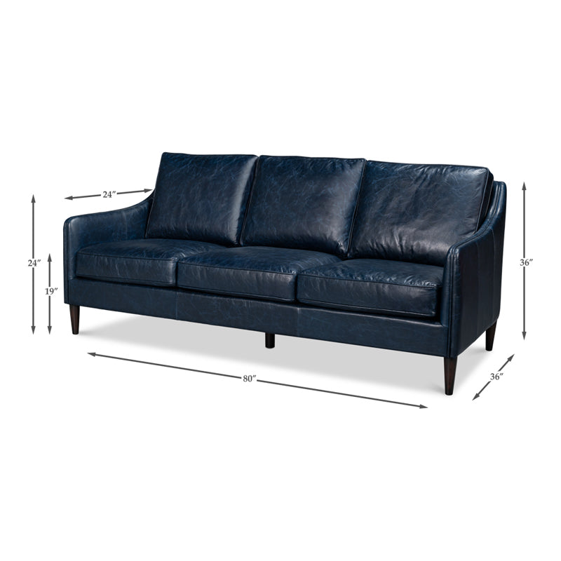 Alehandro Leather Sofa