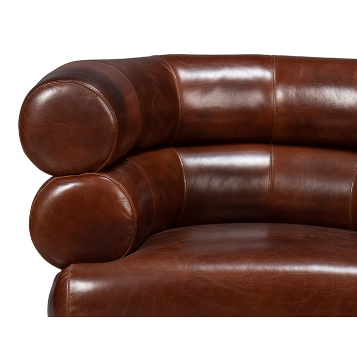 Rondo Leather Swivel Chair
