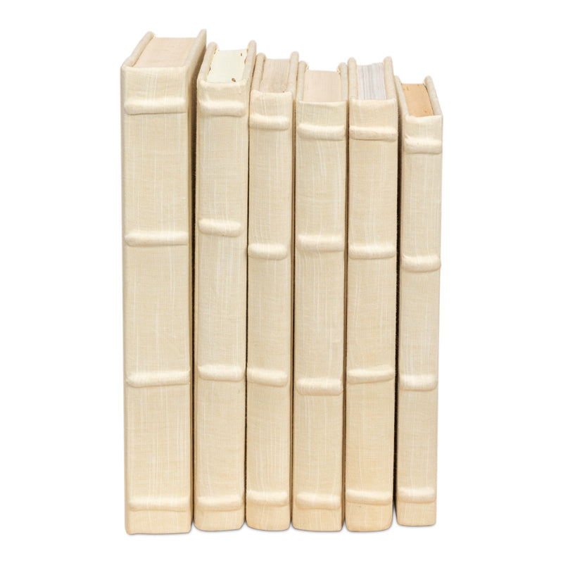 Ecru Linen Books