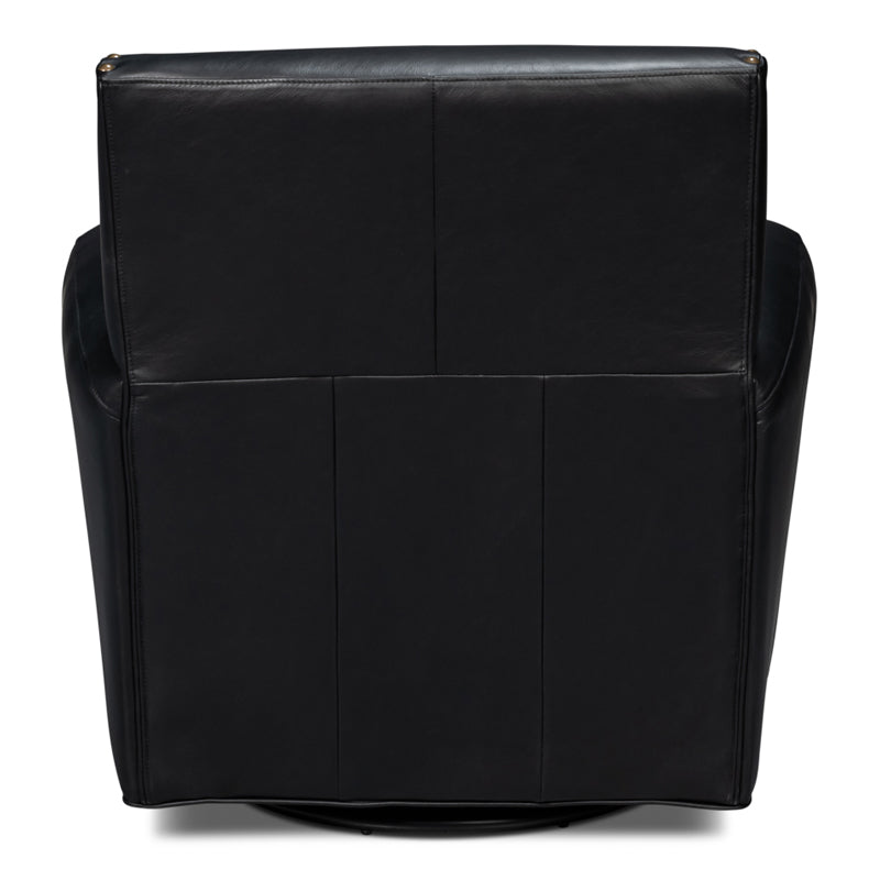 Taft Leather Swivel Chair