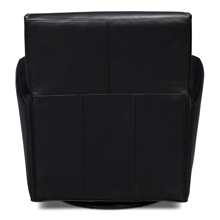 Taft Leather Swivel Chair
