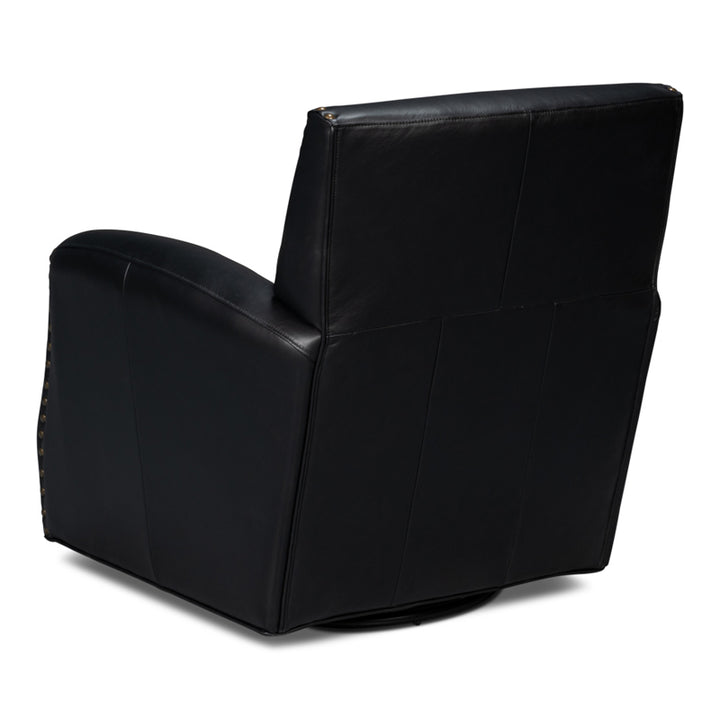 Taft Leather Swivel Chair