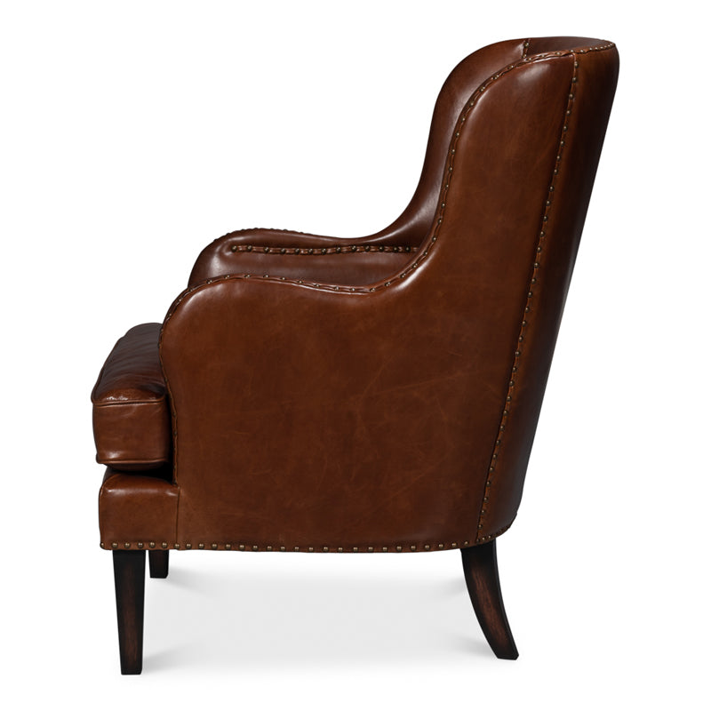 Whitney Distilled Leather Chair