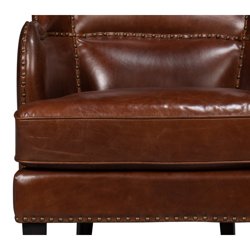 Whitney Distilled Leather Chair