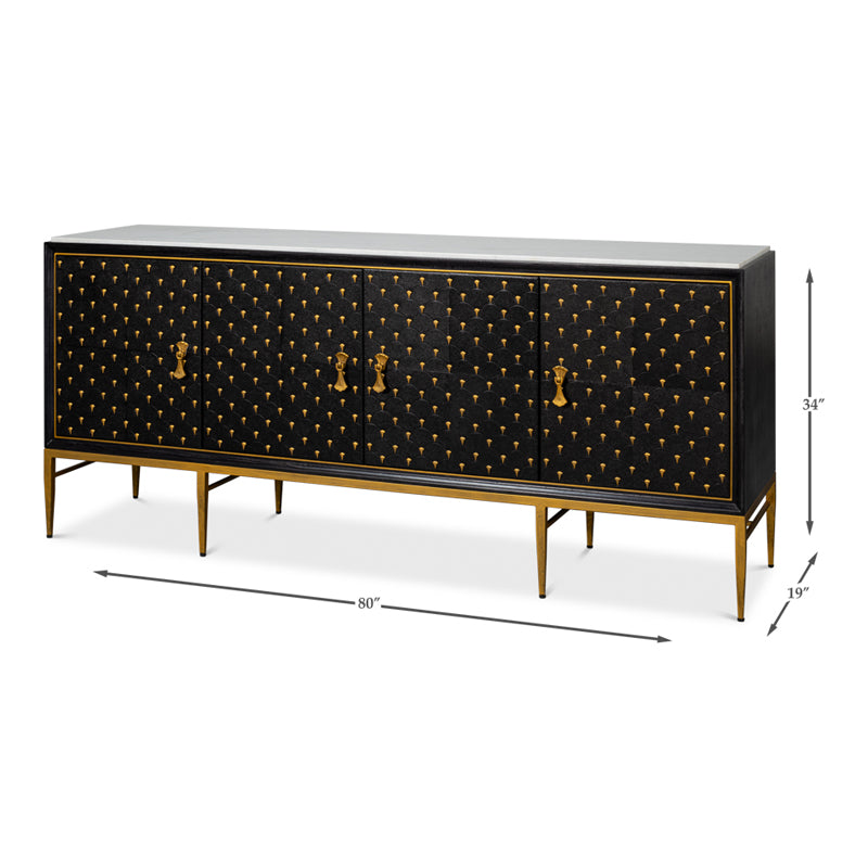 Palisade Shagreen Credenza