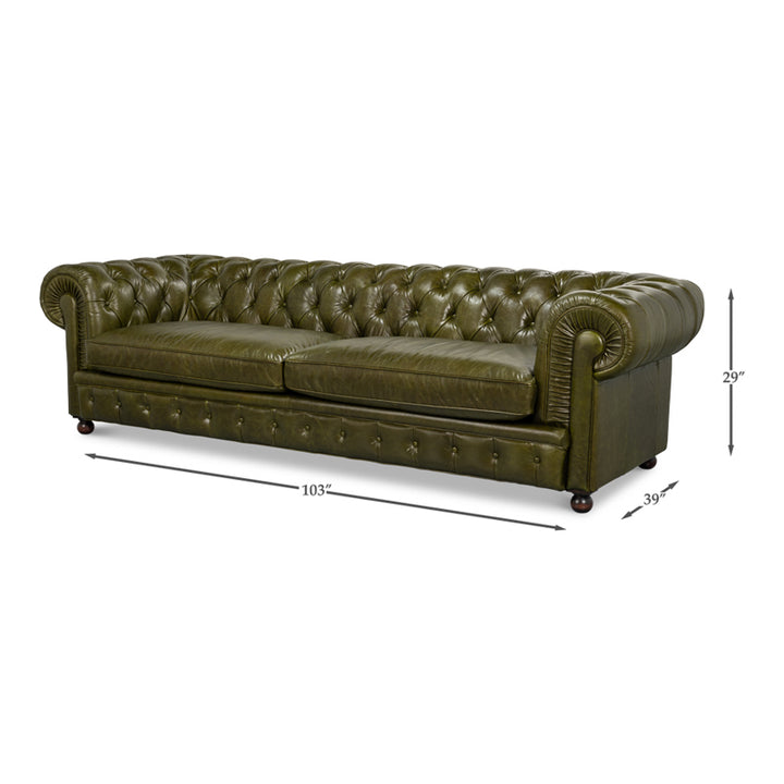 Savile Leather Sofa