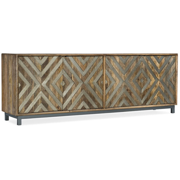 Commerce And Market - 4-Door Entertainment Console