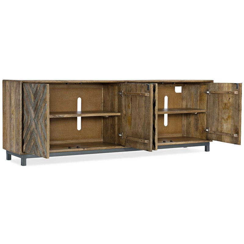 Commerce And Market - 4-Door Entertainment Console
