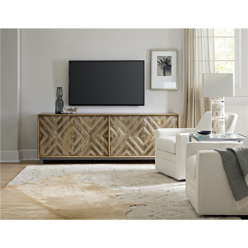 Commerce And Market - 4-Door Entertainment Console