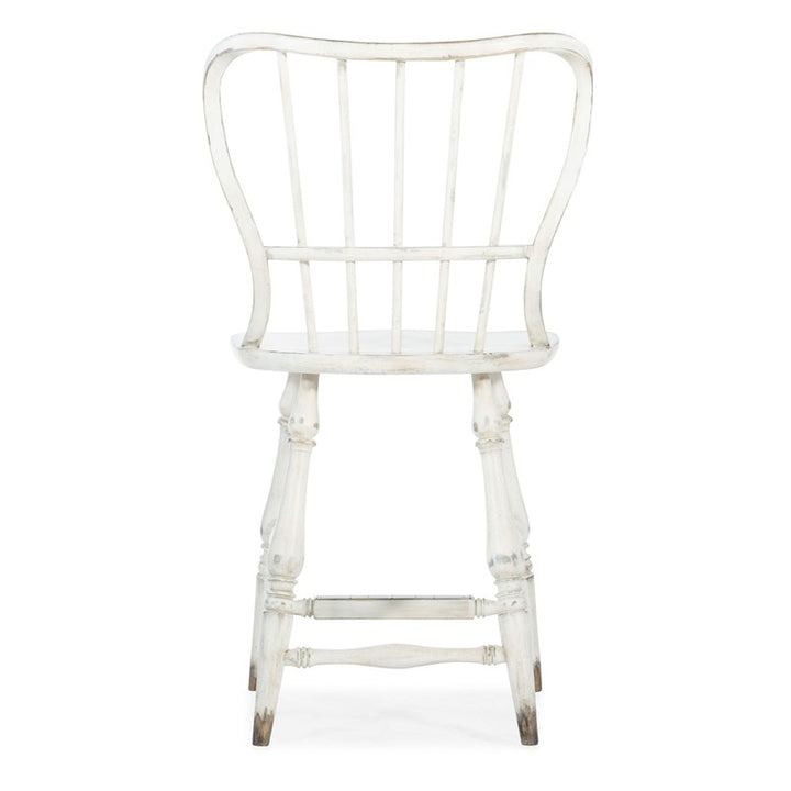 Ciao Bella - Spindle Back Counter Stool - White