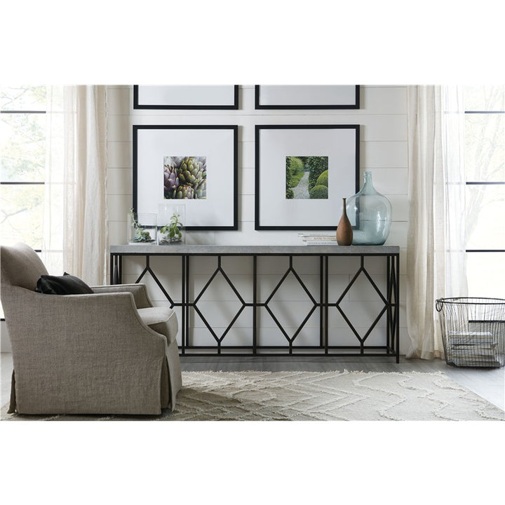 Ciao Bella - Metal And Concrete Console Table