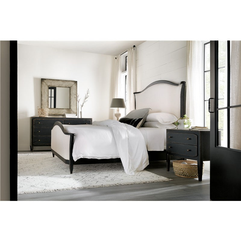 Ciao Bella - California King Upholstered Bed - Black