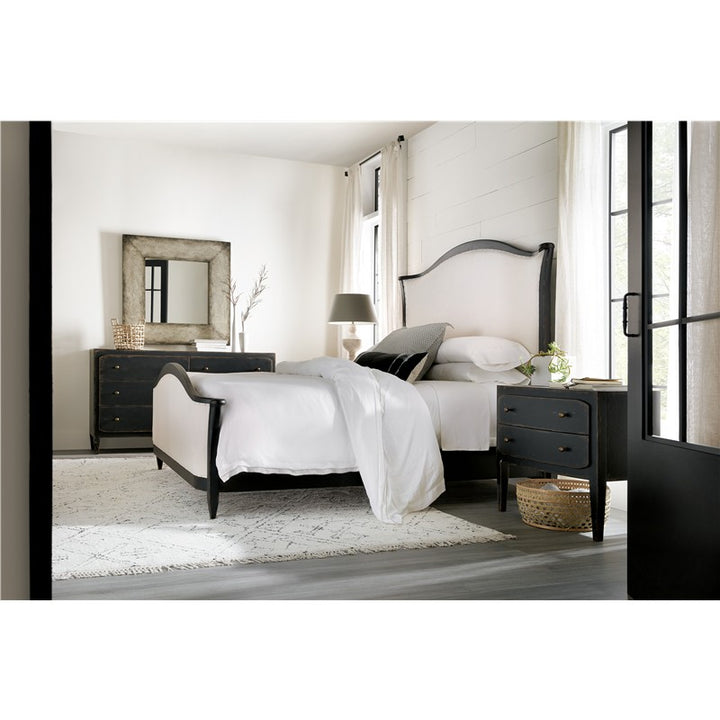 Ciao Bella - California King Upholstered Bed - Black
