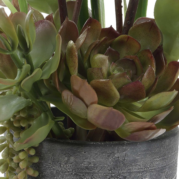 Eterna Orchid - Centerpiece & Vase - Black / Green / White