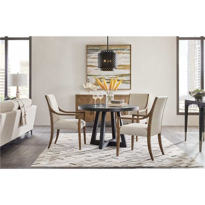 Chapman - Shou Sugi Ban Petite Round Dining Table