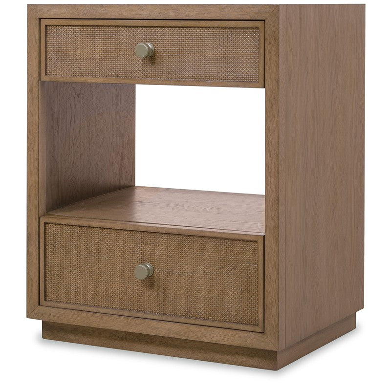 Sonnet - Two-Drawer Nightstand - Dark Gray