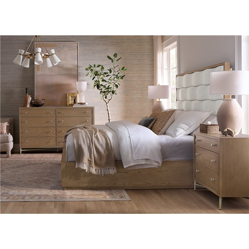 Sonnet - California King Upholstered Bed - Beige