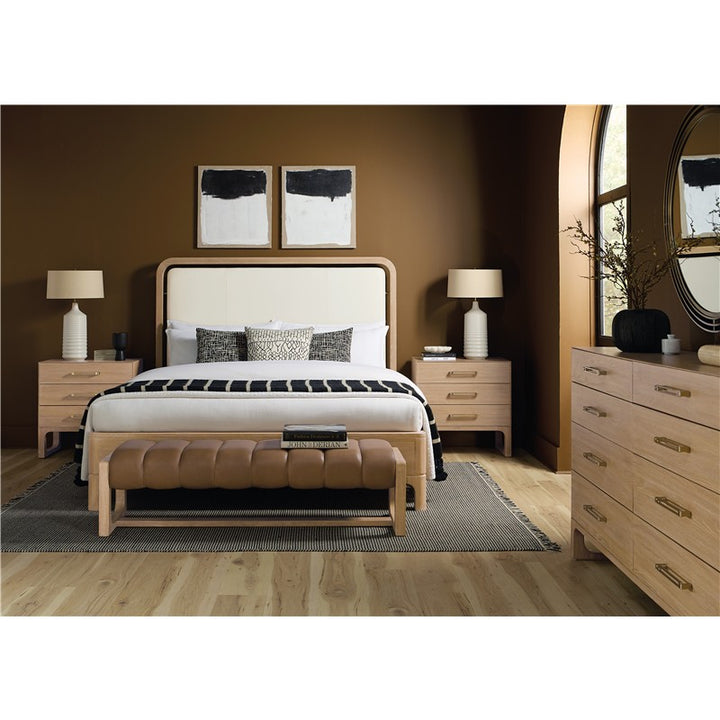 Banyon Bay - Queen Panel Bed - Desert Oak